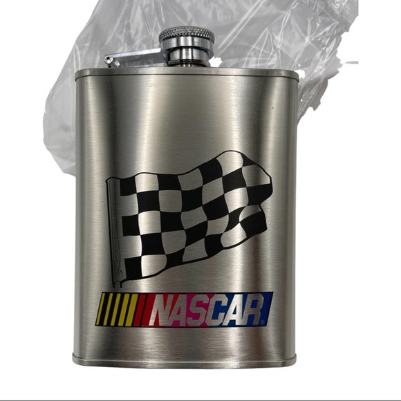 Colibri 7 Oz Nascar Flask with funnel - NIB (NEW IN BOX) - Picture 7 of 11